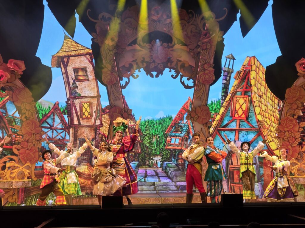 An ensemble routine during Beauty and the Beast. The pantomime is full of toe-tapping tunes Picture: Phil Creighton