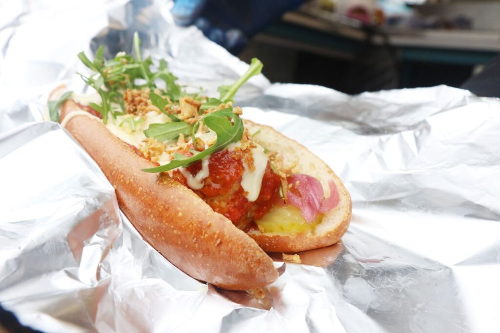 A sandwich from Cut The Mustard