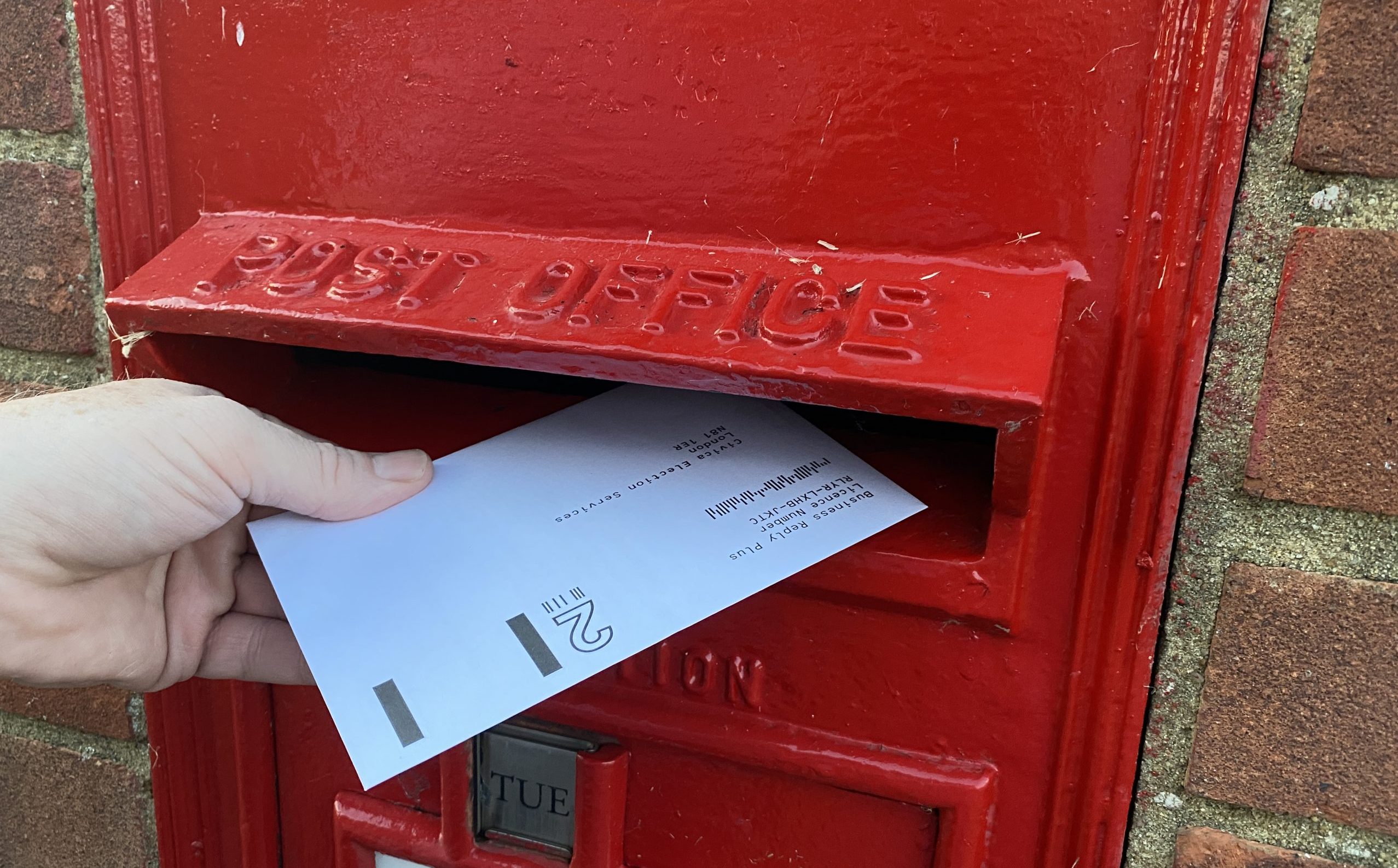 A Reading postbox