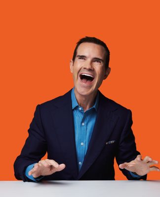 Jimmy Carr prepares to Laugh Funny thrice