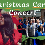 Part of the poster advertising the Christmas Carol Concert to be given by Reading Community Gospel Choir
