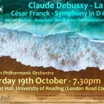 Aldworth Philharmonic Orchestra's poster for its autumn concert