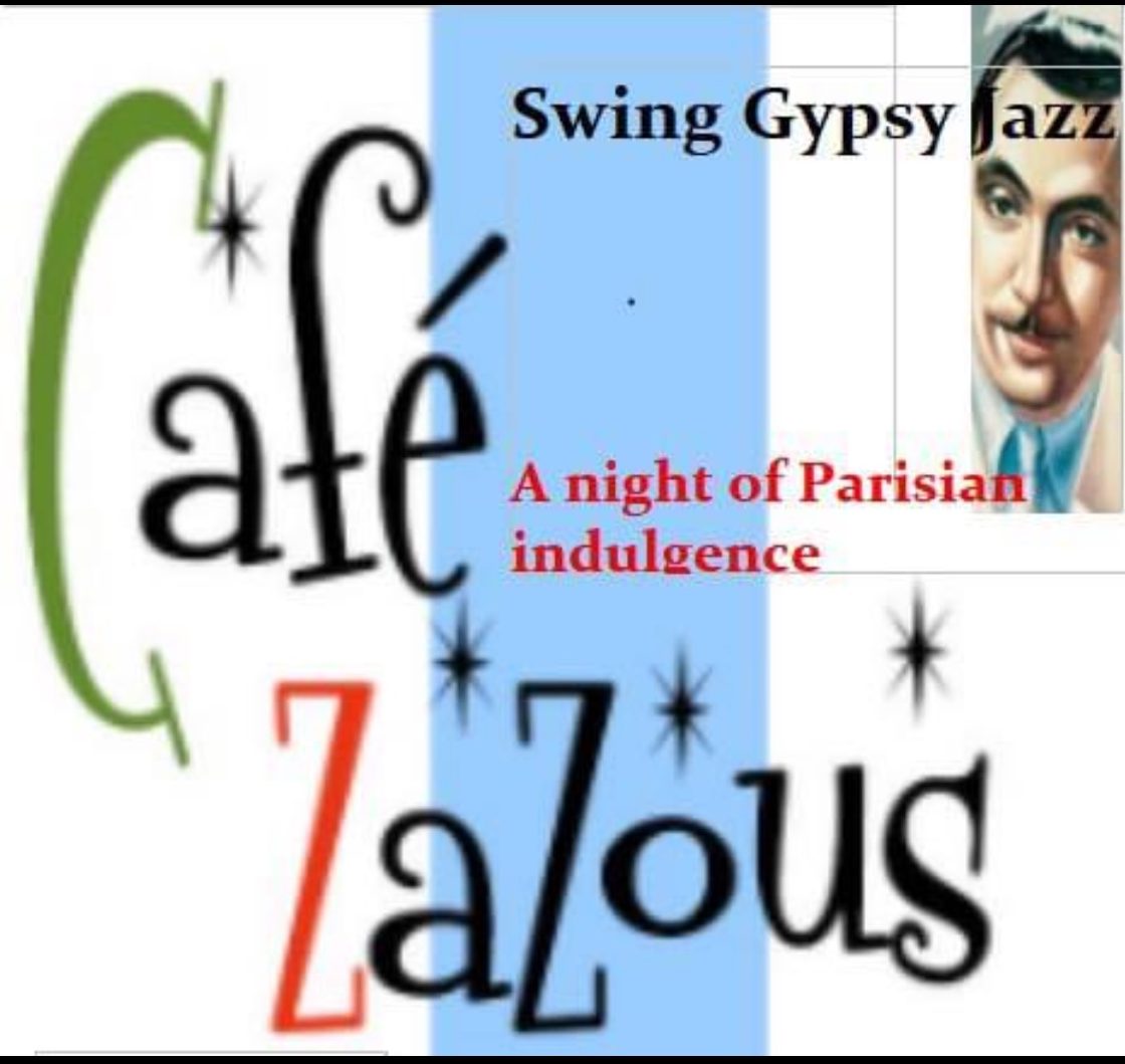 The logo to Cafe Zazous