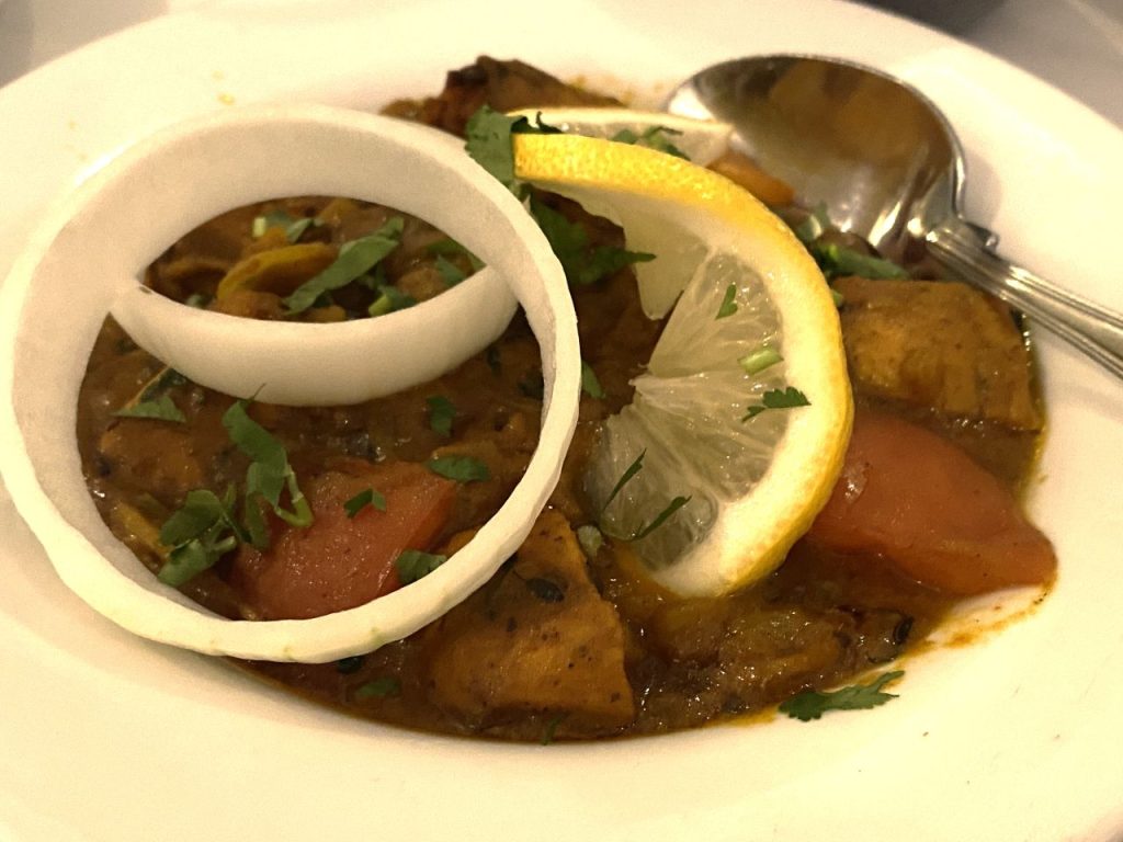 The Chicken Jeera Adrath (£14.95, also available as lamb) is one of Miah's unique dishes in its Heavenly Meals collection.