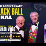 A poster advertising the Black Ball Final coming to The Hexagon