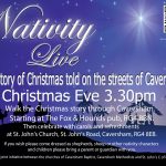 The flyer for Nativity Live!