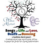 a tree with a clock and text on The poster for As Time Goes By