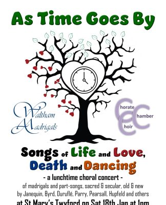 As Time Goes By is a free entry afternoon concert that sees 2 choirs team up