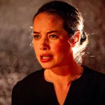 a woman looking to the side - Anna Popplewell in The Maids at the Jermyn Street Theatre before its transfer to Reading Rep Theatre Picture: Steve Gregson