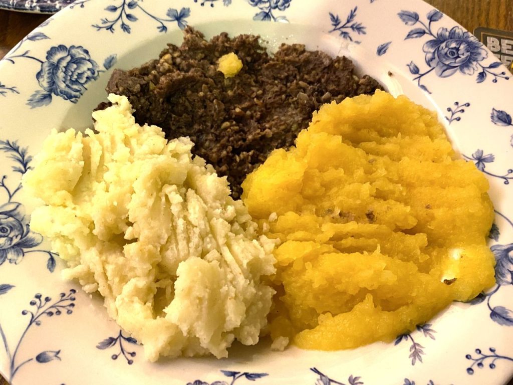 Haggis, neeps and tatties from Wetherspoon