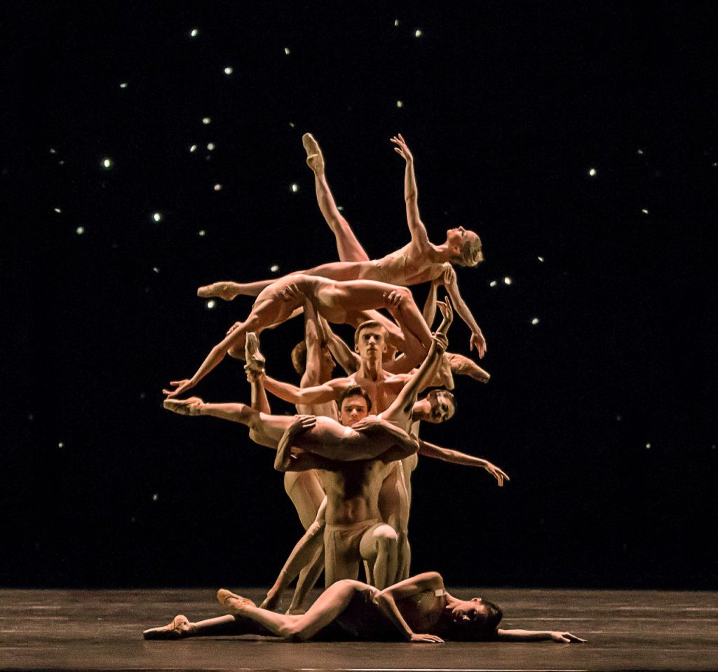 a group of ballet dancers on stage for Ballet To Broadway at the Royal Opera House