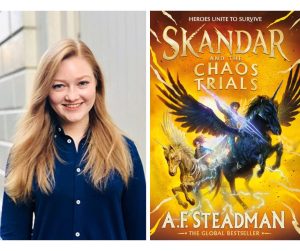 AF Steadman will visit Reading to sign copies of her book Skandar and the Chaos Trials