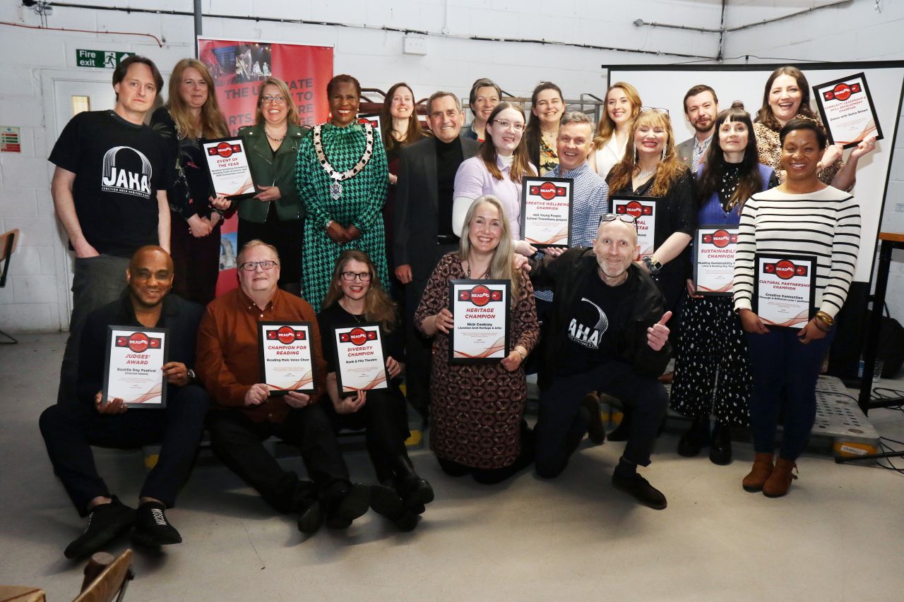 The winners of the What's On Reading Cultural Champions