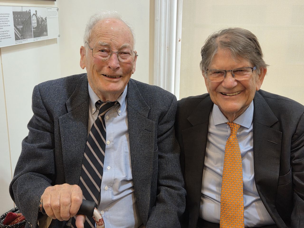 John Leng and Sir John Madejski at the launch of Reading's Digital Revolution