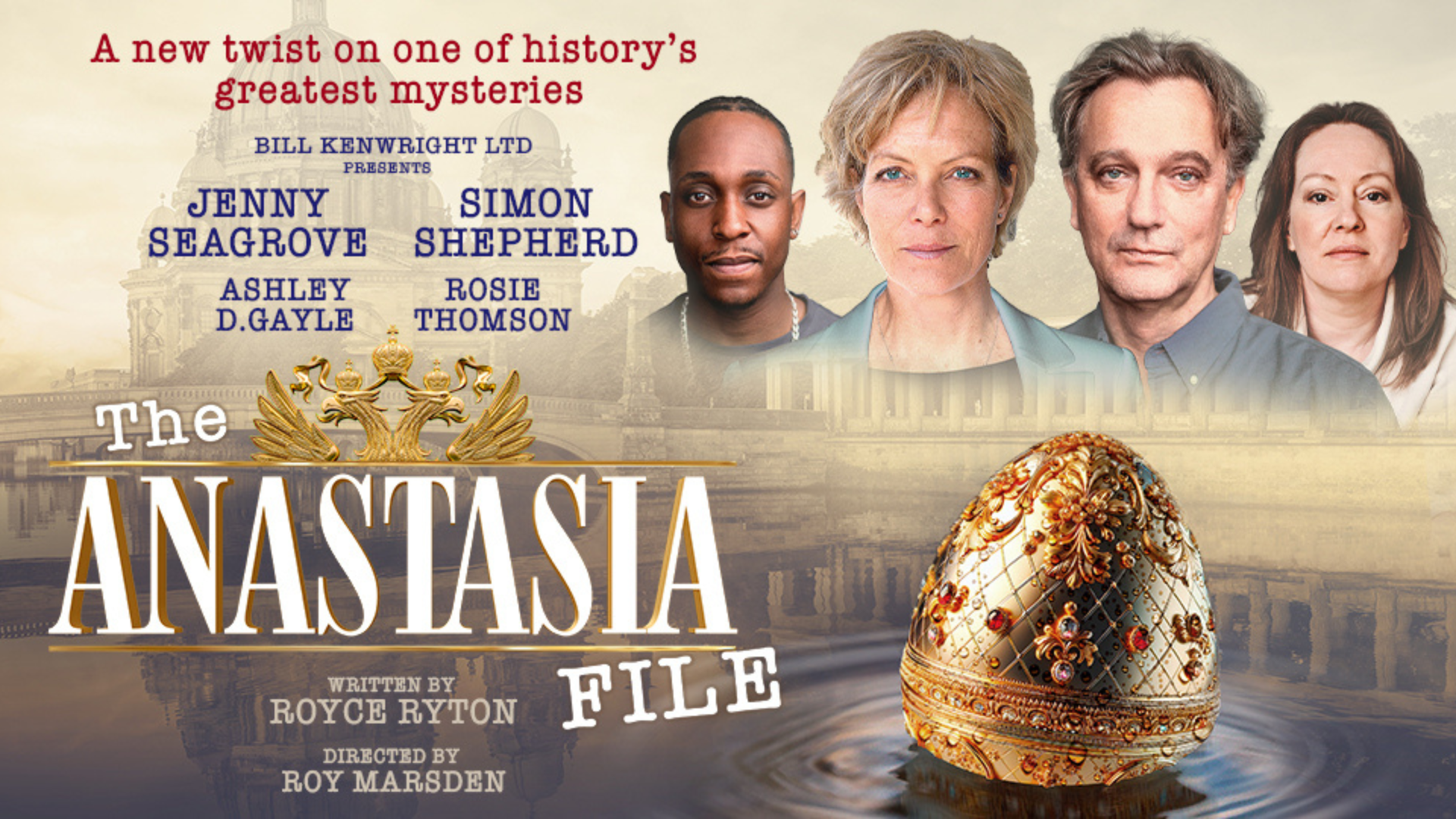 The Anastasia Files sees Jenny Seagrove return to Theatre Royal Windsor this May