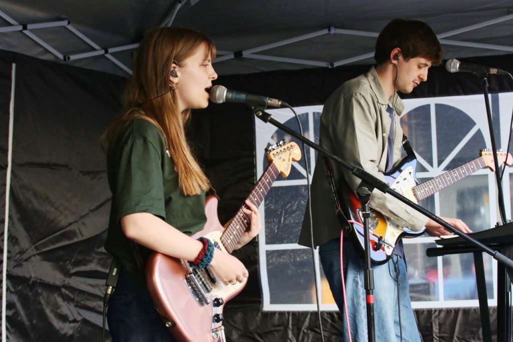 Oh Dear on the Market Place stage, part of Are You Listening? 2025 Picture: Dijana Capan/DVision Images