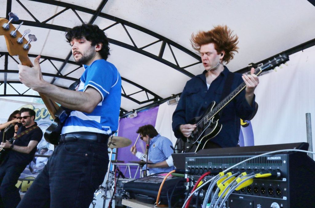 The Amazons performing at the Scl Stadium