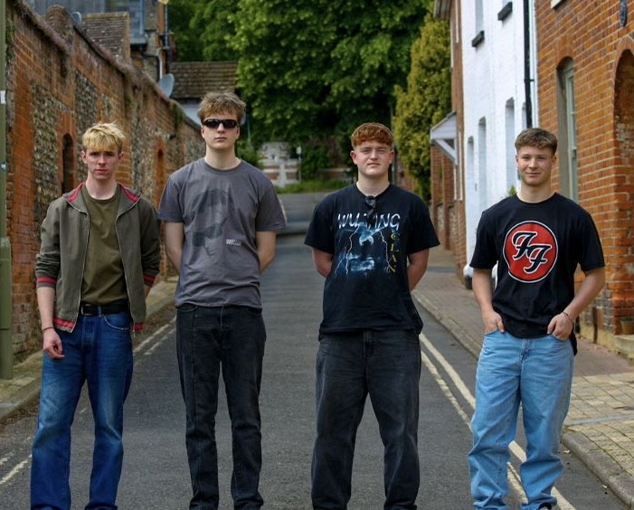 Bevendene will be performing at ReadiPop. They are out standing in their street