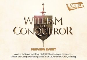 1066 and all that: the logo for Rabble Theatre's new production WIlliam The Conqueror