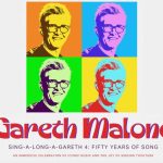 Gareth Malone is bringing his singalong tour to Reading's Hexagon Theatre. The tour logo features four pop-art style images of Gareth Malone