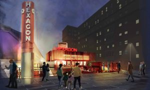 A view of the new Hexagon Studio theatre which will open in 2027