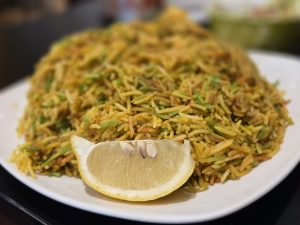 The Chicken Biryani at Afghan Flavours