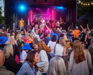 Crowds enjoying Wokingham Festival
