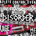 Disorder will be heading a bill coming to The Face Bar this Saturday