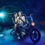 Katie Tonkinson as Raven & Glenn Adamson as Strat in BAT OUT OF HELL Picture: Chris Davis Studio