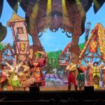 An ensemble routine during Beauty and the Beast