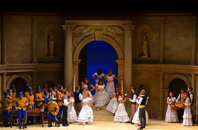 A moment from Ellen Kent's Carmen