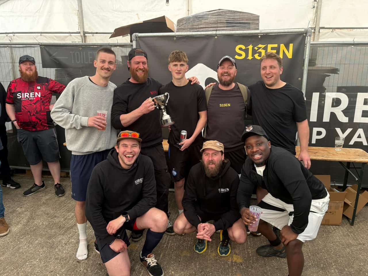 The winning Siren production team