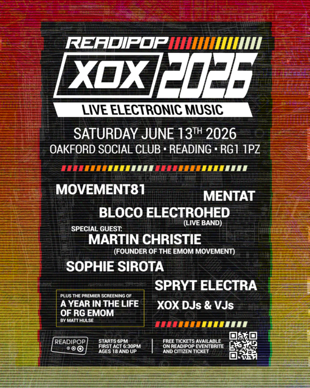 The XOX 2026 line-up poster