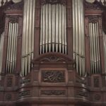 The Father Willis pipe organ inside Reading Town Hall