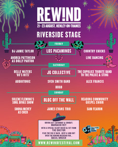 Riverside Stage lineup poster