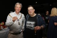 The Mayor of Reading with Gavin Lombos from Readipop
